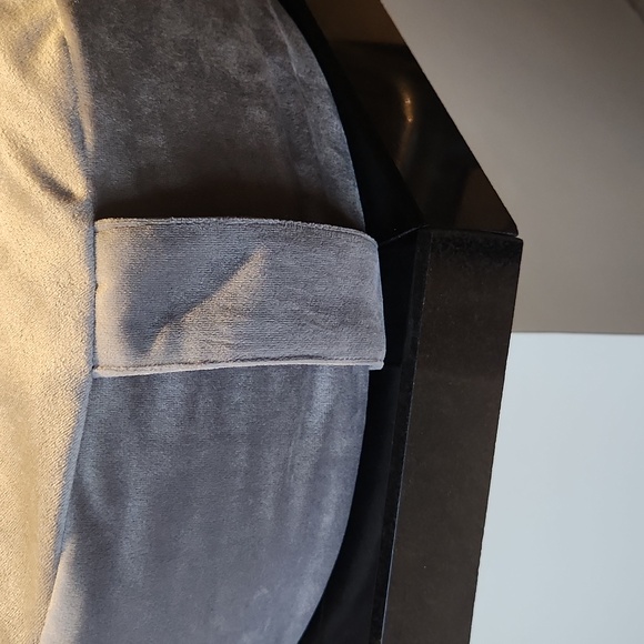 Gray Fabric Meditation Yoga Pillow Cushion - Picture 4 of 6